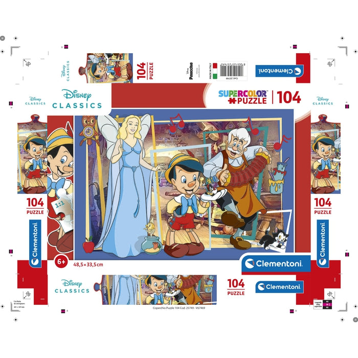 Disney Classics Pinocchio - 104 pezzi