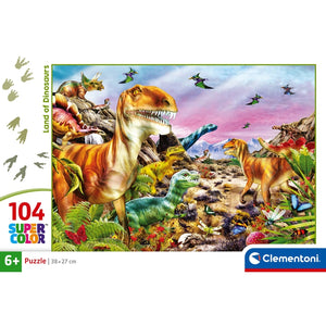 Land Of Dinosaurs - 104 pezzi