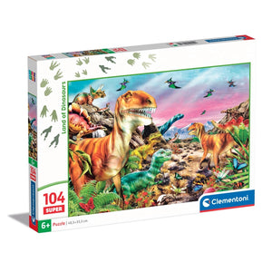 Land Of Dinosaurs - 104 pezzi