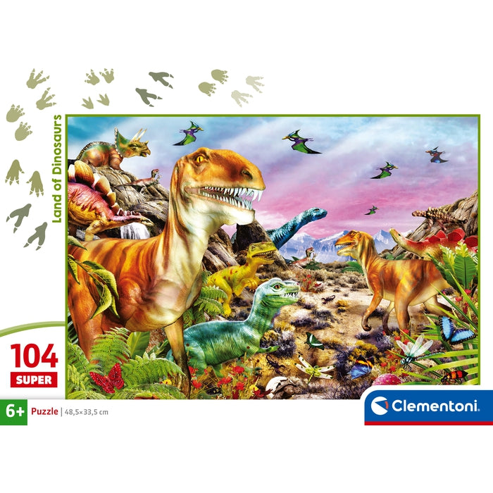 Land Of Dinosaurs - 104 pezzi