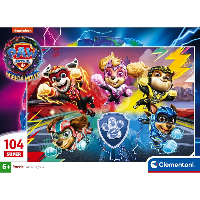 Paw Patrol The Mighty Movie - 104 pezzi