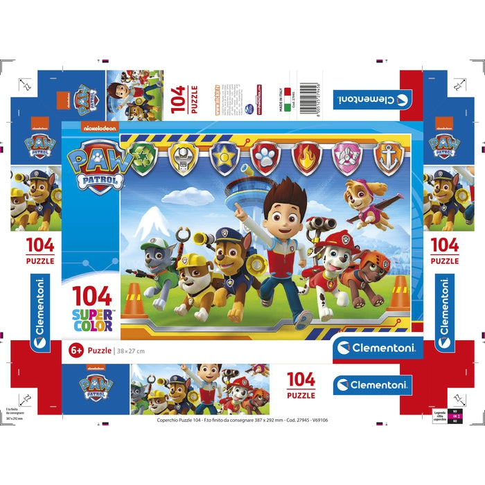 Paw Patrol - 104 pezzi