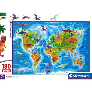 Dinosaurs Map - 180 pezzi