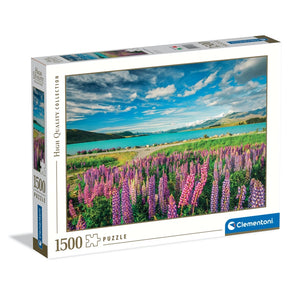 Lupins at Lake Tekapo - 1500 pezzi