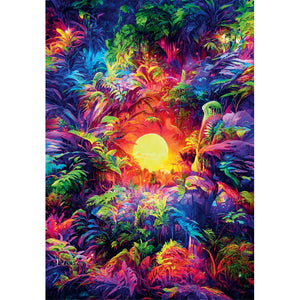 Psychedelic Jungle Sunrise - 500 pezzi