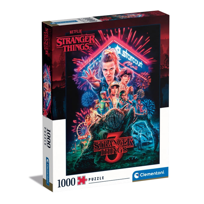 Clementoni Stranger Things Things - Puzzle, Medium, 1000 pezzi, Multicolor, 39653