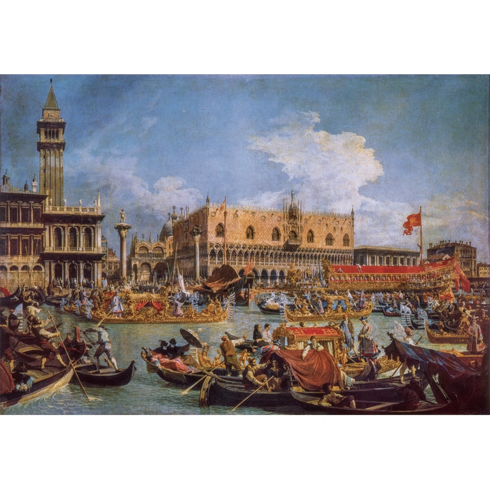 Canaletto, "The Return of the Bucentaur at the Molo on Ascension Day" - 1000 pezzi