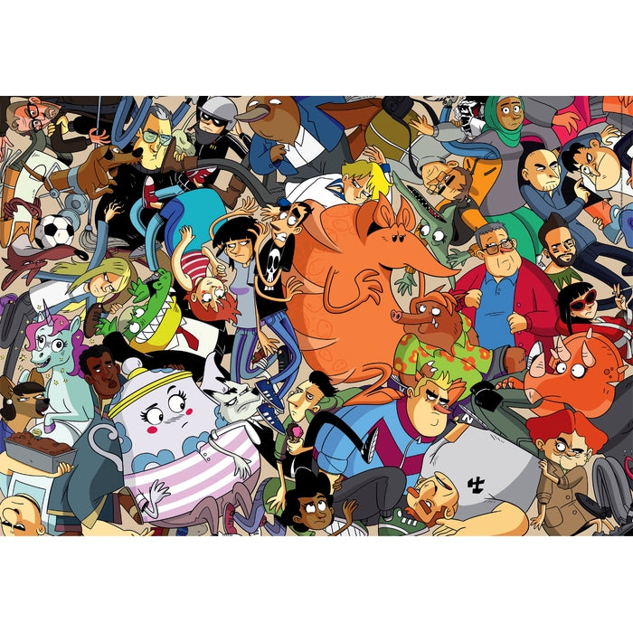 Clementoni Zerocalcare Puzzle 1000 Teile – 70x50 Cm, Made In Italy, Recycelte Materialien – Für Fans & Sammler Clementoni Zerocalcare Puzzle 1000 Teile – 70x50 Cm, Made In Italy, Recycelte Materialien – Für Fans & Sammler