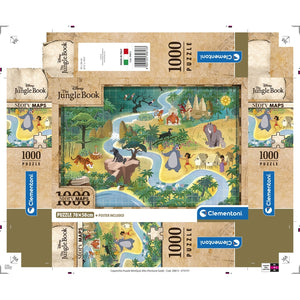 Story Maps - Disney The Jungle Book - 1000 pezzi