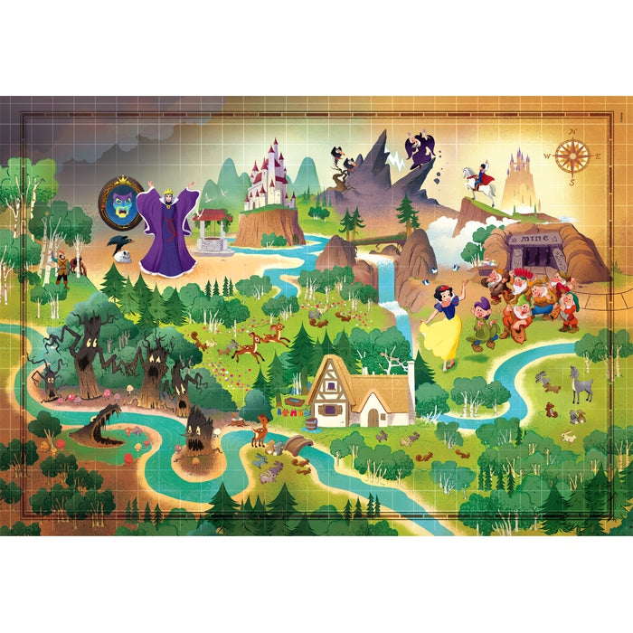 Story Maps - Disney Snow White - 1000 pezzi – Clementoni