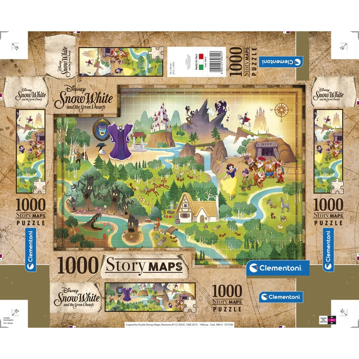 Story Maps - Disney Snow White - 1000 pezzi