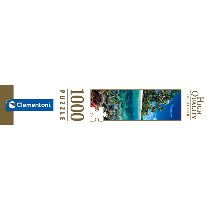Puzzle 1000 Pièces Clementoni HQC Summer Paradise - Fabriqué En Italie Compact Box