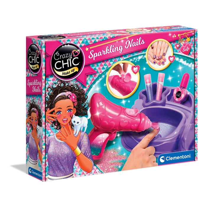 Clementoni Crazy Chic Cool Nails Atelier smalti Set per Unghie