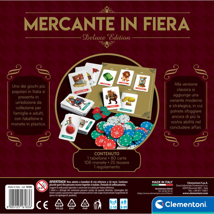 Mercante In Fiera - Clementoni - I giochi di Sapientino - Carte da gioco -  Giocattoli