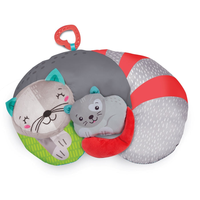 Kitty cat tummy time pillow