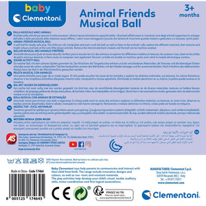 Animal friends Musical ball