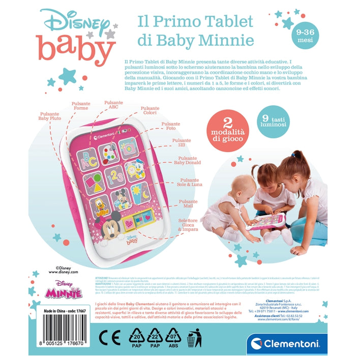 Disney Baby - Il primo tablet di Baby Minnie Clementoni
