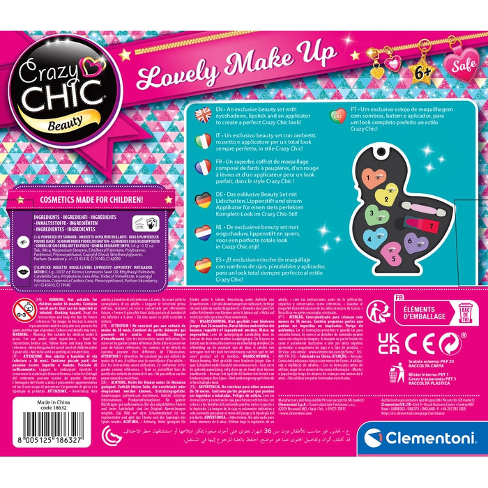Clementoni: Bambina Giochi Creativi Crazy Chic - Trousse Lovely