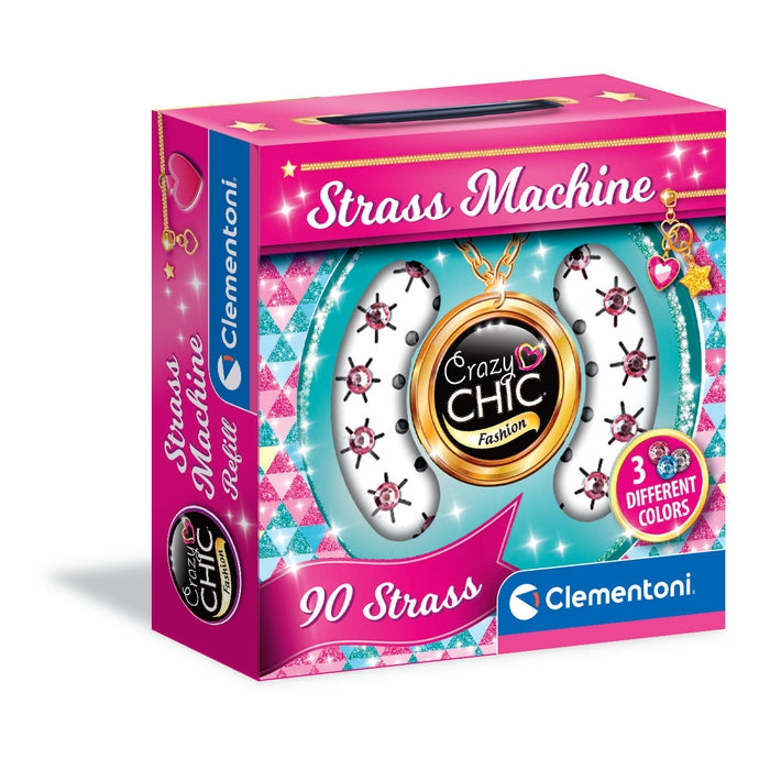 Clementoni 18692 Crazy Chic Strass Machine Applicatore Strass CLEME