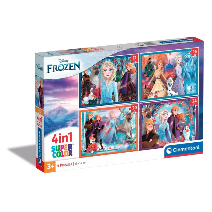 Disney Frozen - 1x12 + 1x16 + 1x20 + 1x24 pezzi