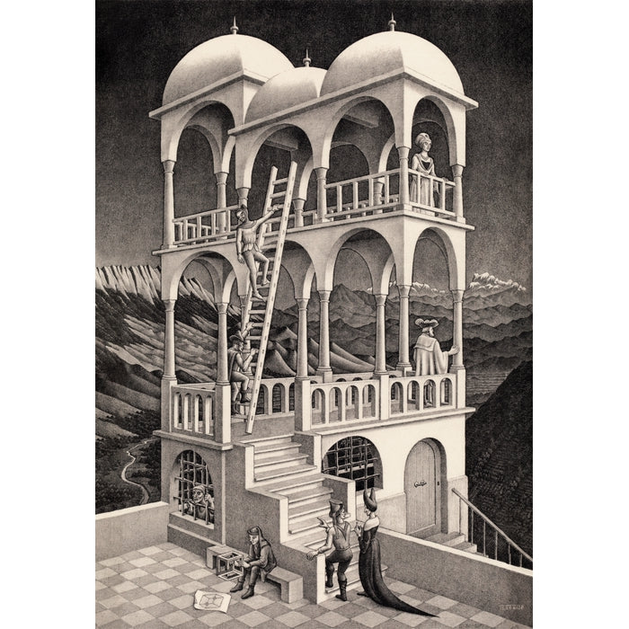 M. C. Escher, "Belvedere" - 1000 pezzi